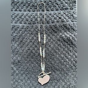 Silpada Heart Toggle Necklace